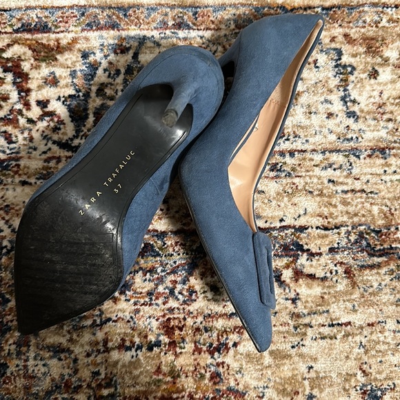 ZARA Trafuluc Women’s blue Heel - Picture 5 of 11